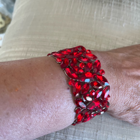 Jewelry - Red stretchy bracelets on sale